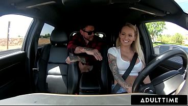 ADULT TIME - Busty Taxi Driver Natasha Starr Delivers 5-Star Service With Deepthroat & Dick Riding