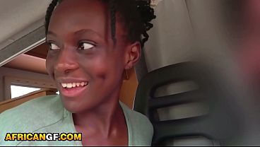 This GORGEOUS EBONY GIRLFRIEND said the safari would be romantic... turned into nonstop COCK SUCKING
