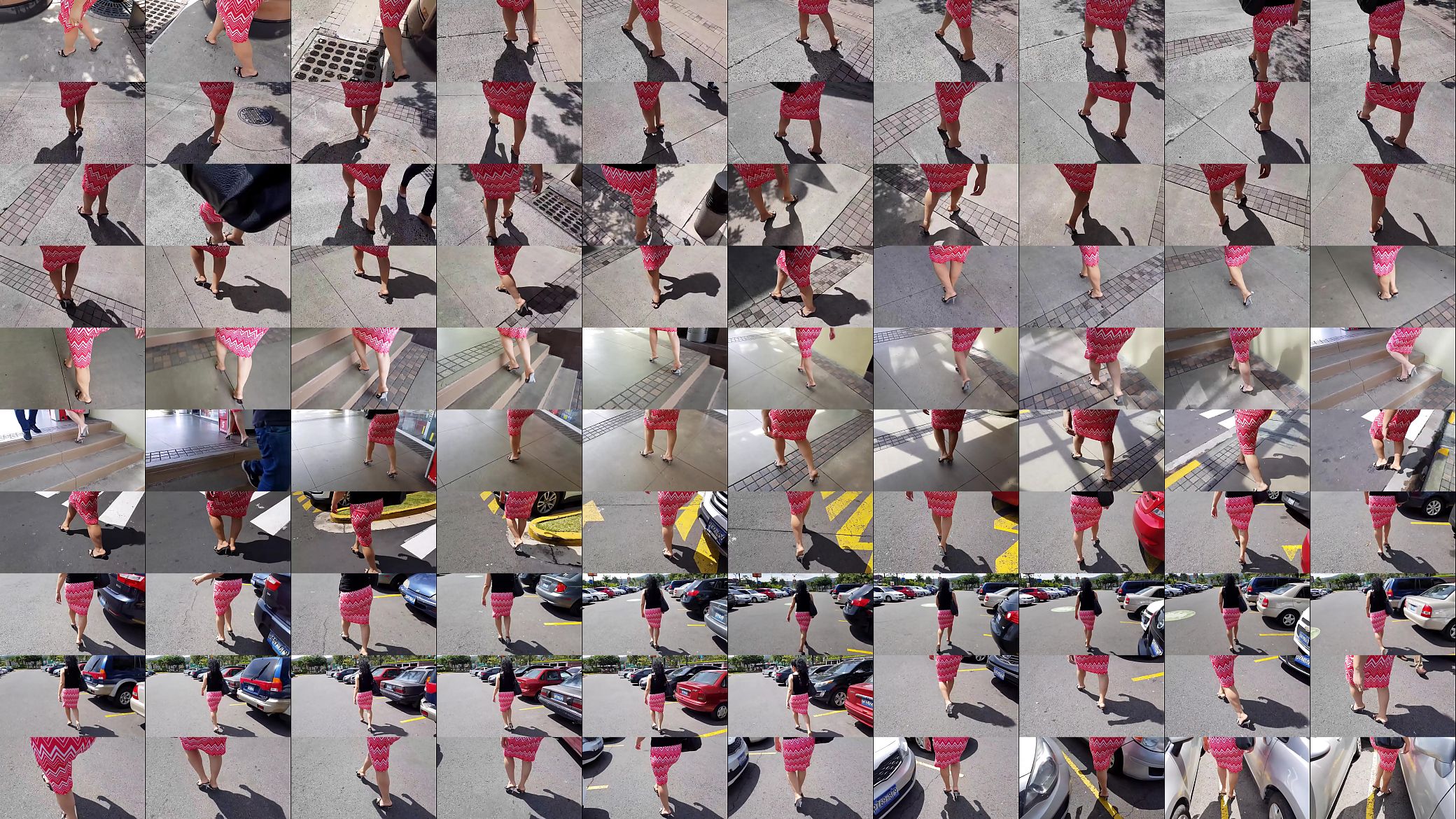 BLACK MULE HEELS WALKING 预览图