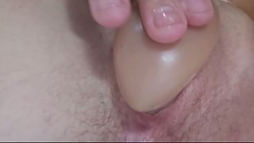 Pulsating orgasm Close up pussy toy masturbation until wet orgasm