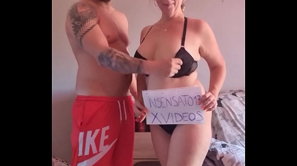 Verification video of the blonde and her male