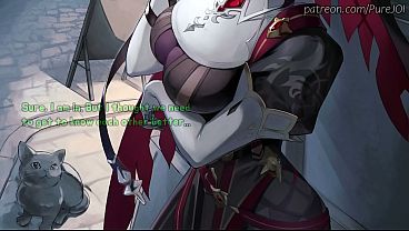 Rosaria from Genshin Impact makes your cock suffer (Edging JOI)