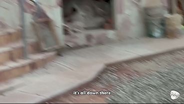 woman fucks the worker because her husband went with his friends