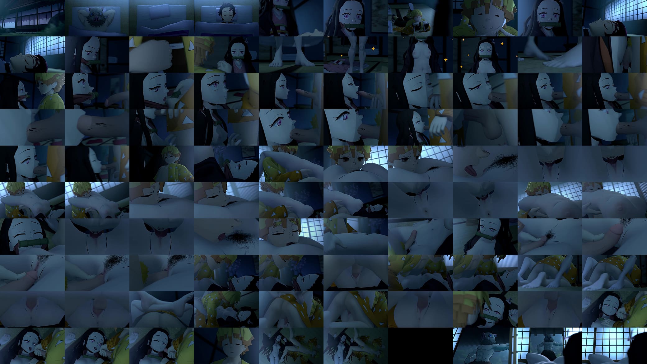Zenitsu cogiendose a Nezuko - Demon Slayer (Miren la descripci&oacute;n) 预览图