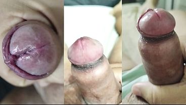Compilation of my masturbation sessions with my small, phimosis-ridden penis and the times I was a cuckold watching my girlfriend cheat on me - (Part 1)