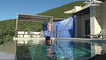 Behind The Scenes Of All Natural MILF Julia North Underwater Soft in the pool