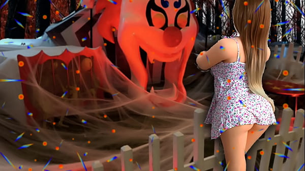 She raised her skirt slightly to provoke the de...