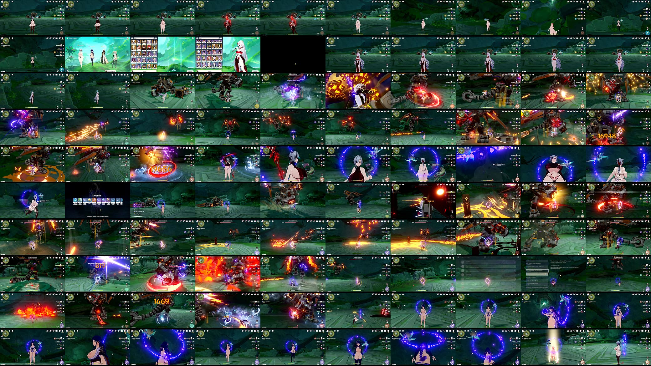genshin impact com mods: arlecchino, raiden, rosaria hentai 预览图