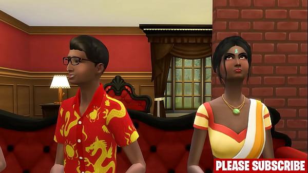 Three Indian Step-sisters help virgin stepbrother have sex for the first time as a thank you for the vacation he gave