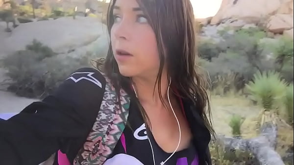felicity feline rides motorcycle to joshua tree and plays outside