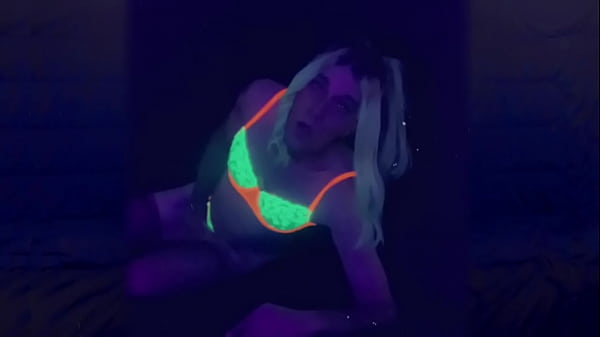 Slutty Tgirl Posing in Lingerie to make your Co...