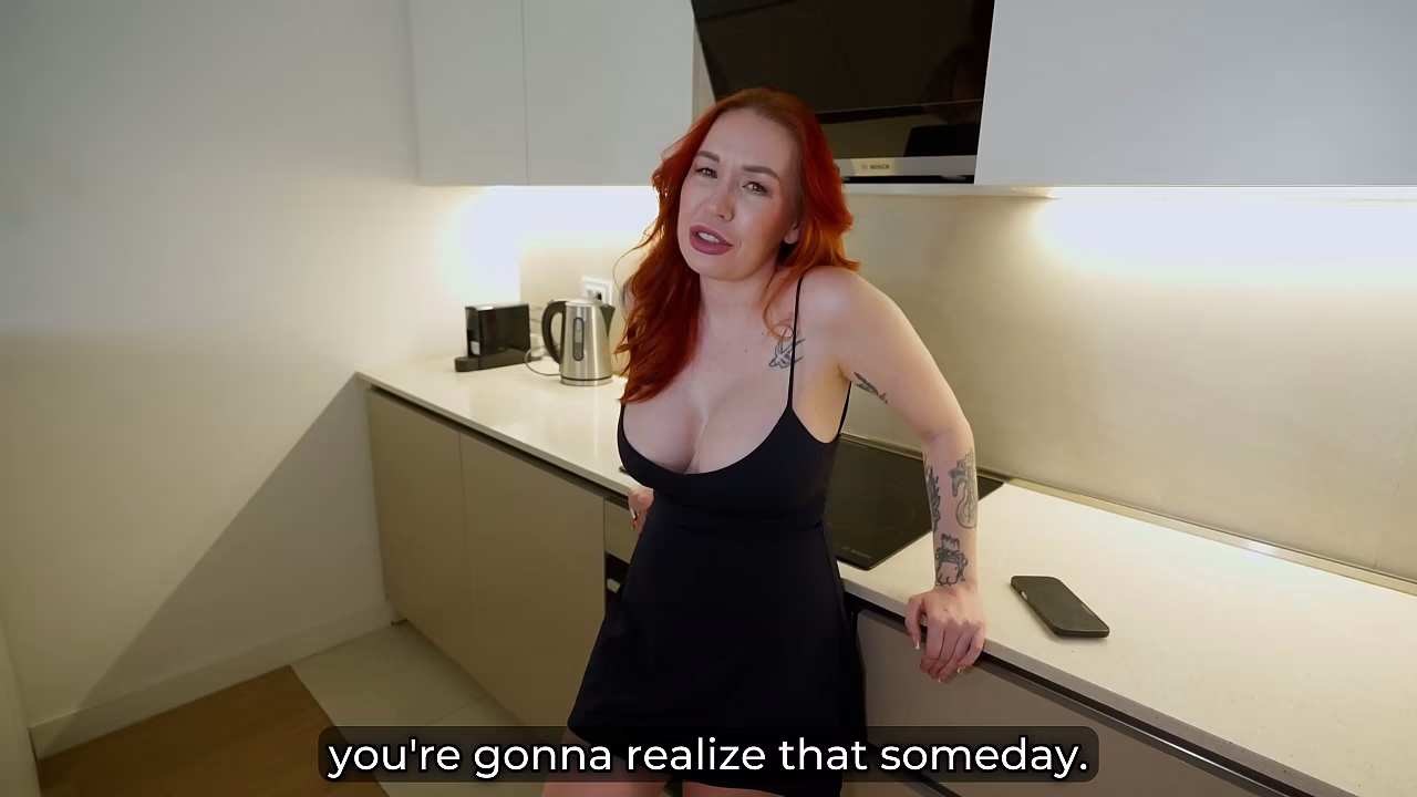 Step Mom - Tori Mur - caught cheating, now must share bed with step son