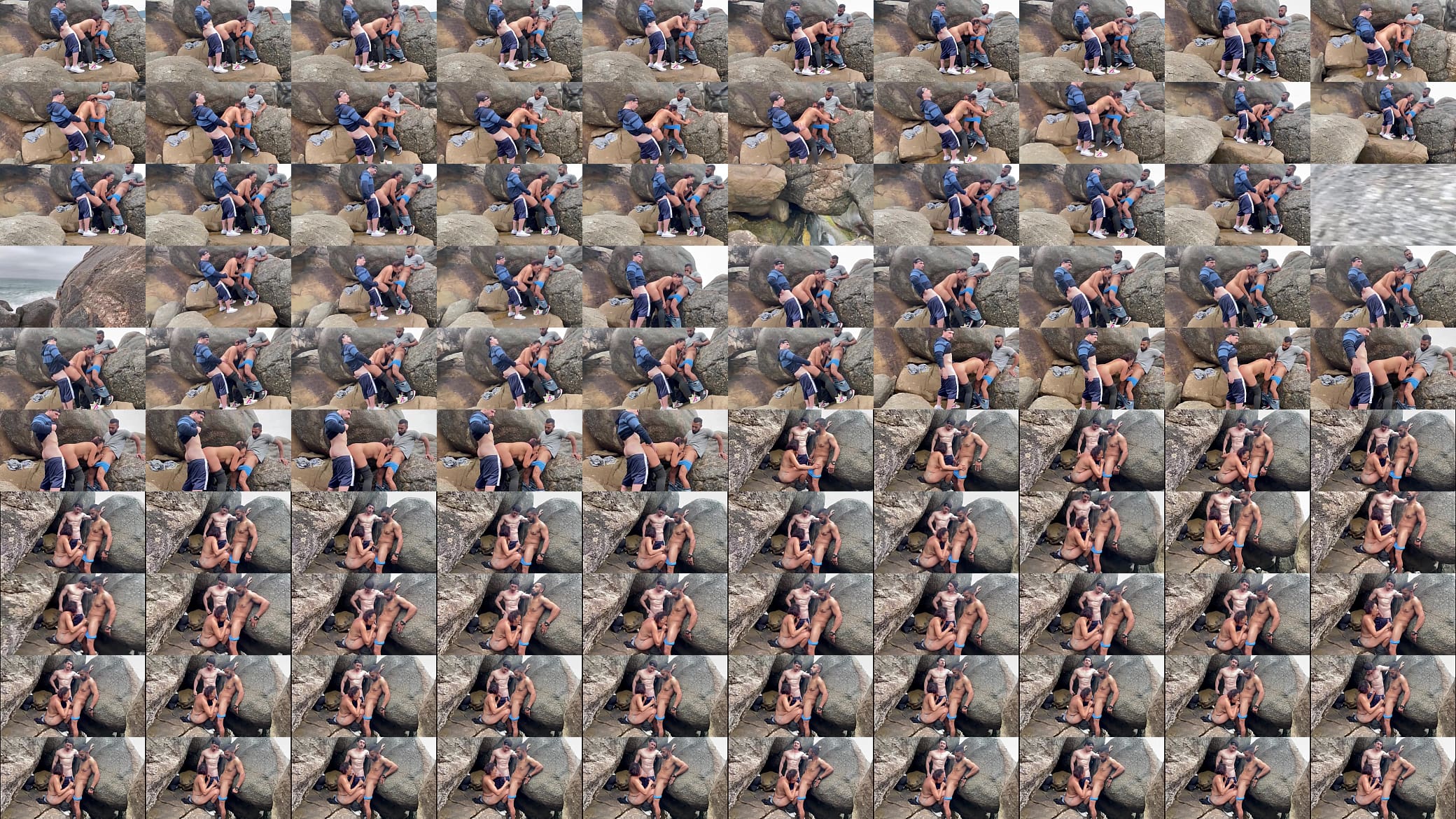 Casada fudendo na praia com dois. 预览图