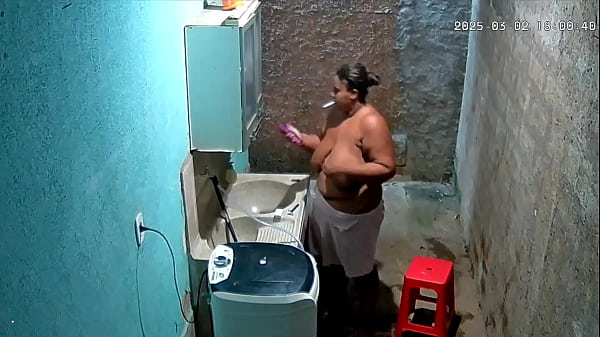 Hidden Camera Stepmom Shaves While Her Stepson Watches Her On Camera