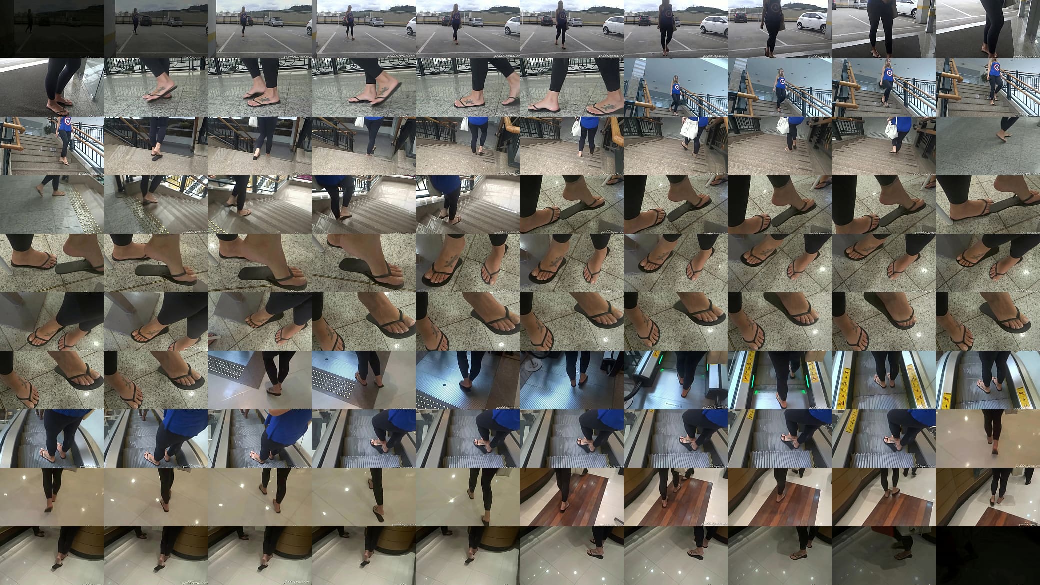 Goddess Grazi perfect feet in flip flops 预览图