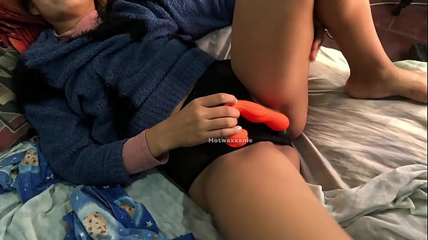 A brunette from Argentina masturbates with a vibrator