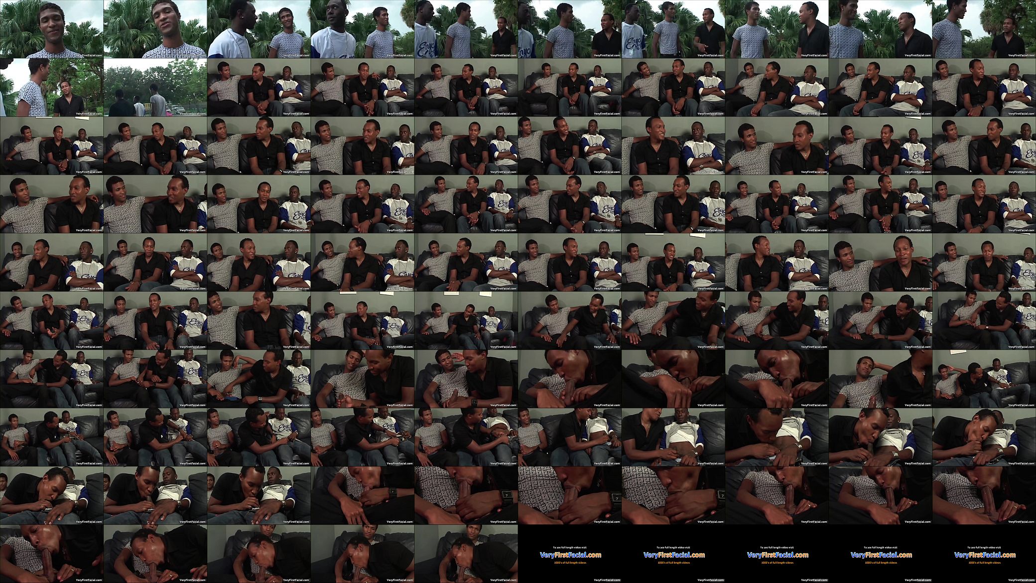 Good looking ebony homo David takes two gays 预览图