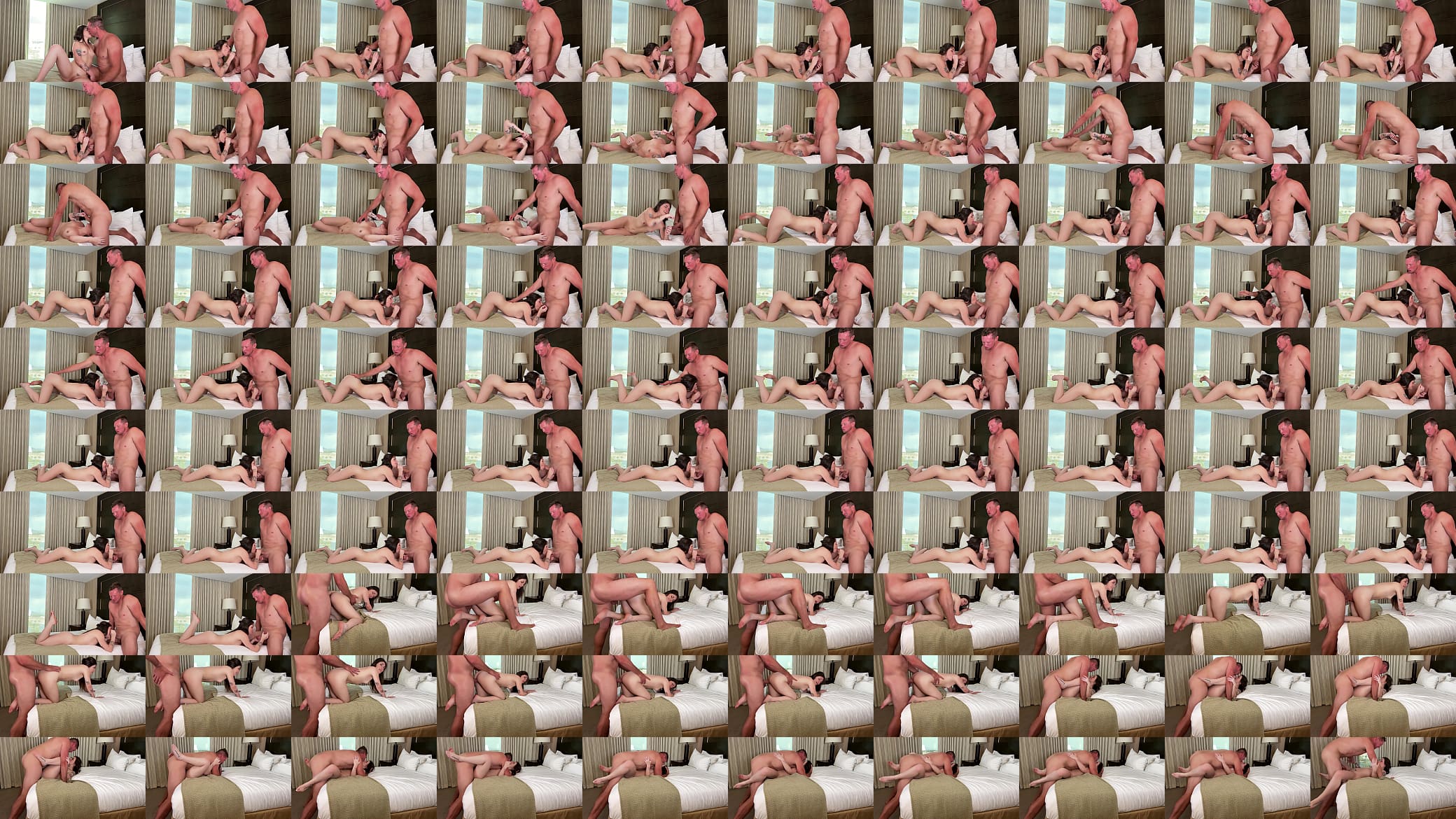 PAWG petite hole gets fucked by big cock and used for cum on stomach 预览图