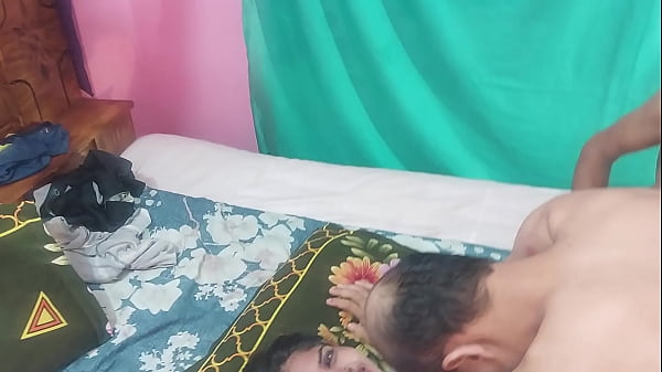 Bengali Tiny amateur threesome teen blowjob and sex on camera with  big cocks xxx porn video     .
