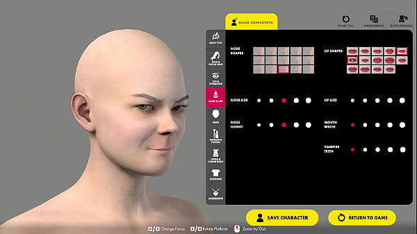 Gameplay LoveXLust #2 Character Creation
