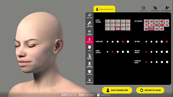 Gameplay LoveXLust #2 Character Creation