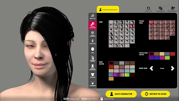Gameplay LoveXLust #2 Character Creation