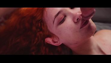 Download Video - Pale Redhead Gets Her Pussy Eaten Then Pounded Missionary With Her Legs Spread Wide on the Couch