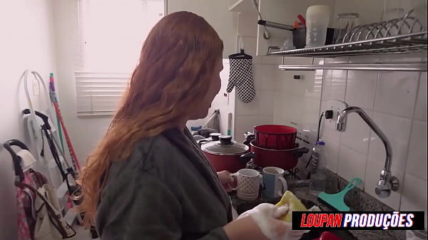 Emme white all natural giving hot and receiving cum in her ass | LP Productions