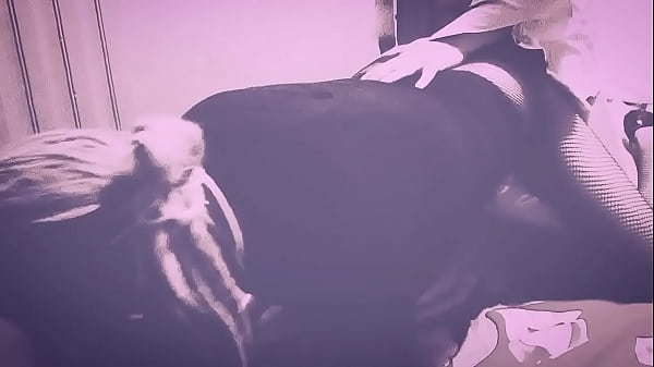 Making a passive transvestite who likes a thick cock moan