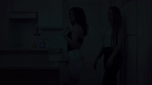 Girls in hot kisses and tight jeans