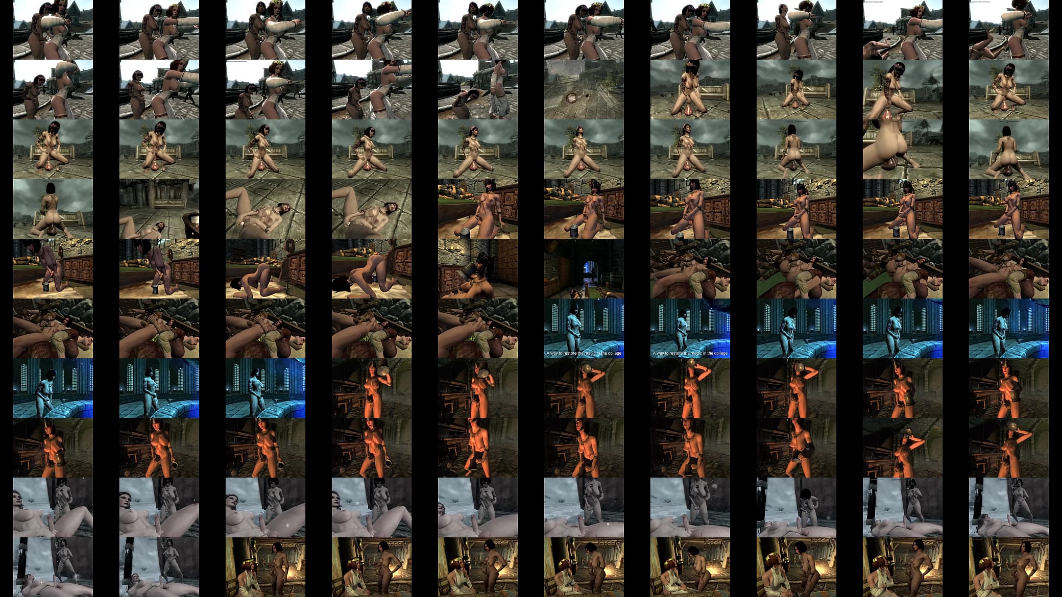 Skyrim | Futa masturbandose por todos los lares. 预览图