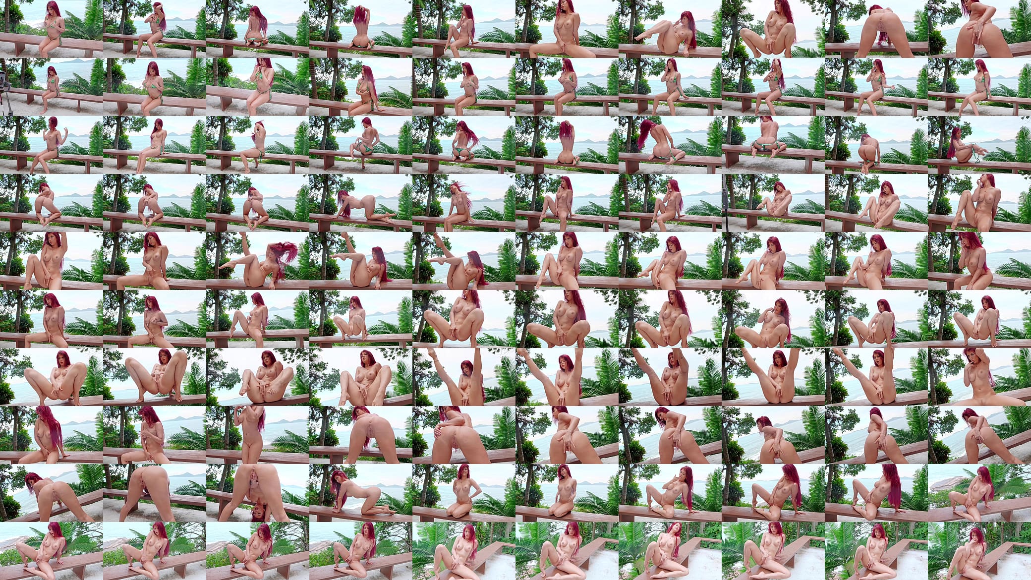 BUSTY REDHEAD GETS WET AND WILD in PUBLIC - Flexible Fingering Orgasm! 预览图