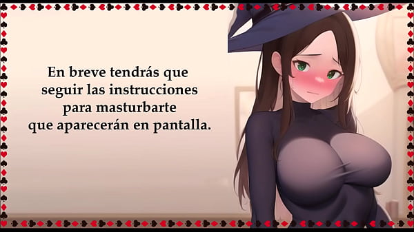 The sex witches. Shy witch loves anal. COMPLETE JOI in Spanish.