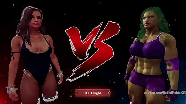 Helena VS Jennifer Walters (Naked Fighter 3D)
