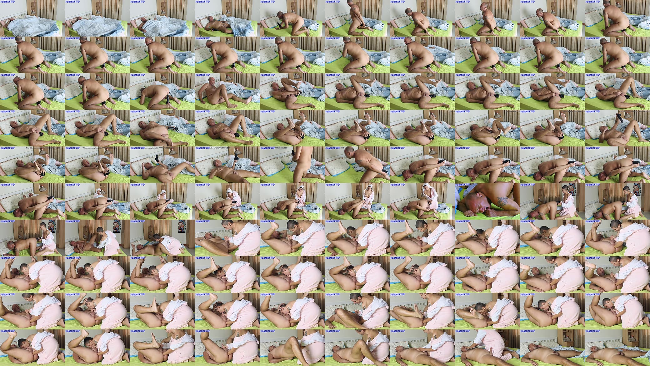 I caught him masturbated with big dildo and fisted him hard 预览图