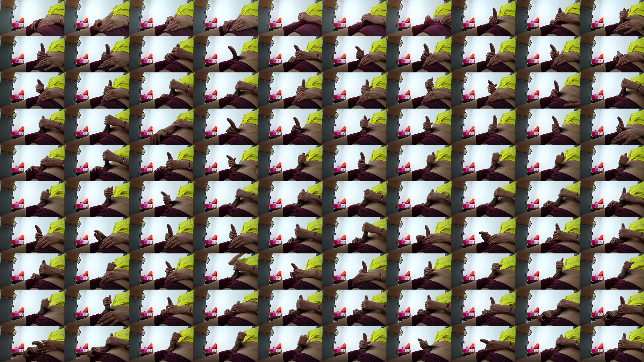 Mexican guy sits comfortably and masturbates his nice cock 预览图