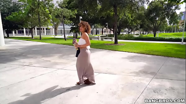 Download Video - BANGBROS - Young Ebony Babe Payton Banks Getting Her Big Ass Fucked By A Stranger In Dank Van