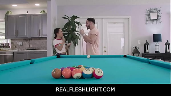 RealFleshLight -Teen Free Used On A Pool Table- Freya Von Doom