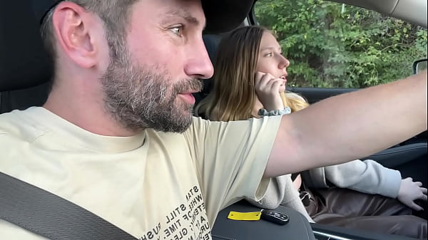 We picked up a cute twink guy on the road and f...