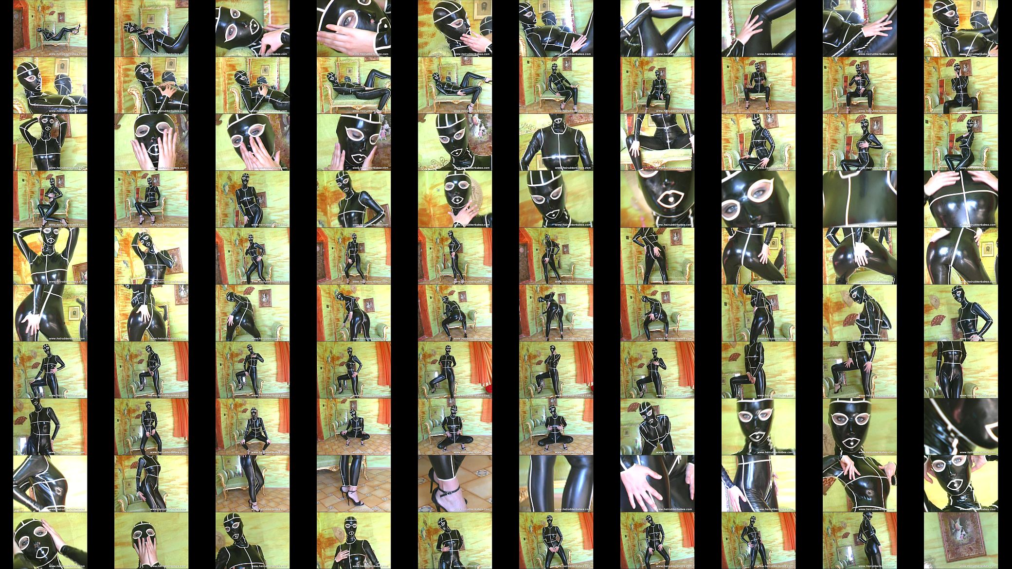 Hot rubber babe costume teas 预览图