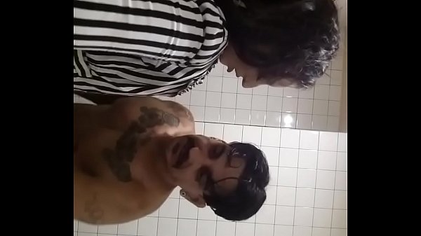 Moon in the public bathroom