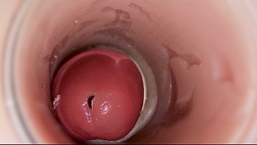 Download Video - Camera inside deep pussy captures huge ejaculation of sperm