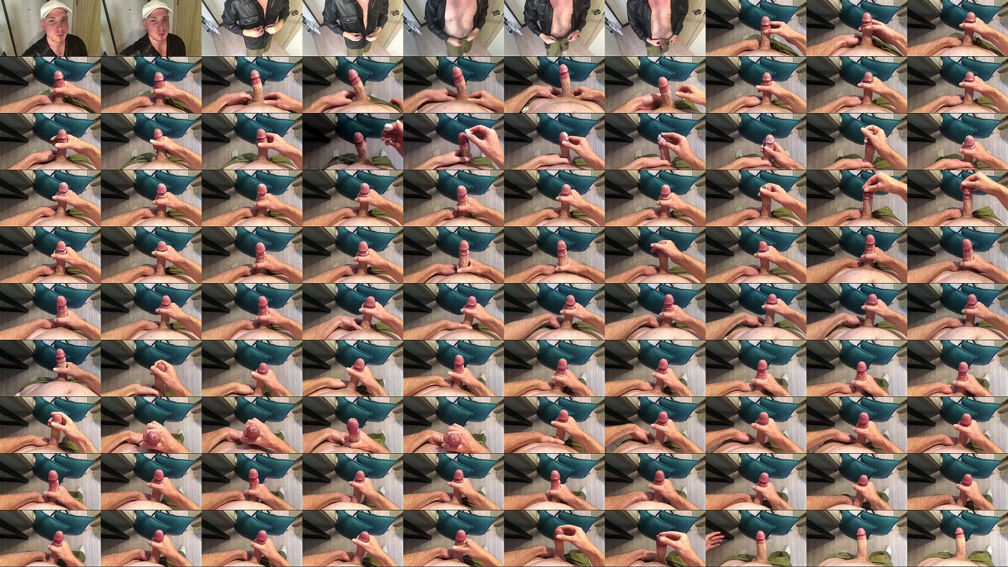 brutal guy in military pants pulled out his big dick 预览图