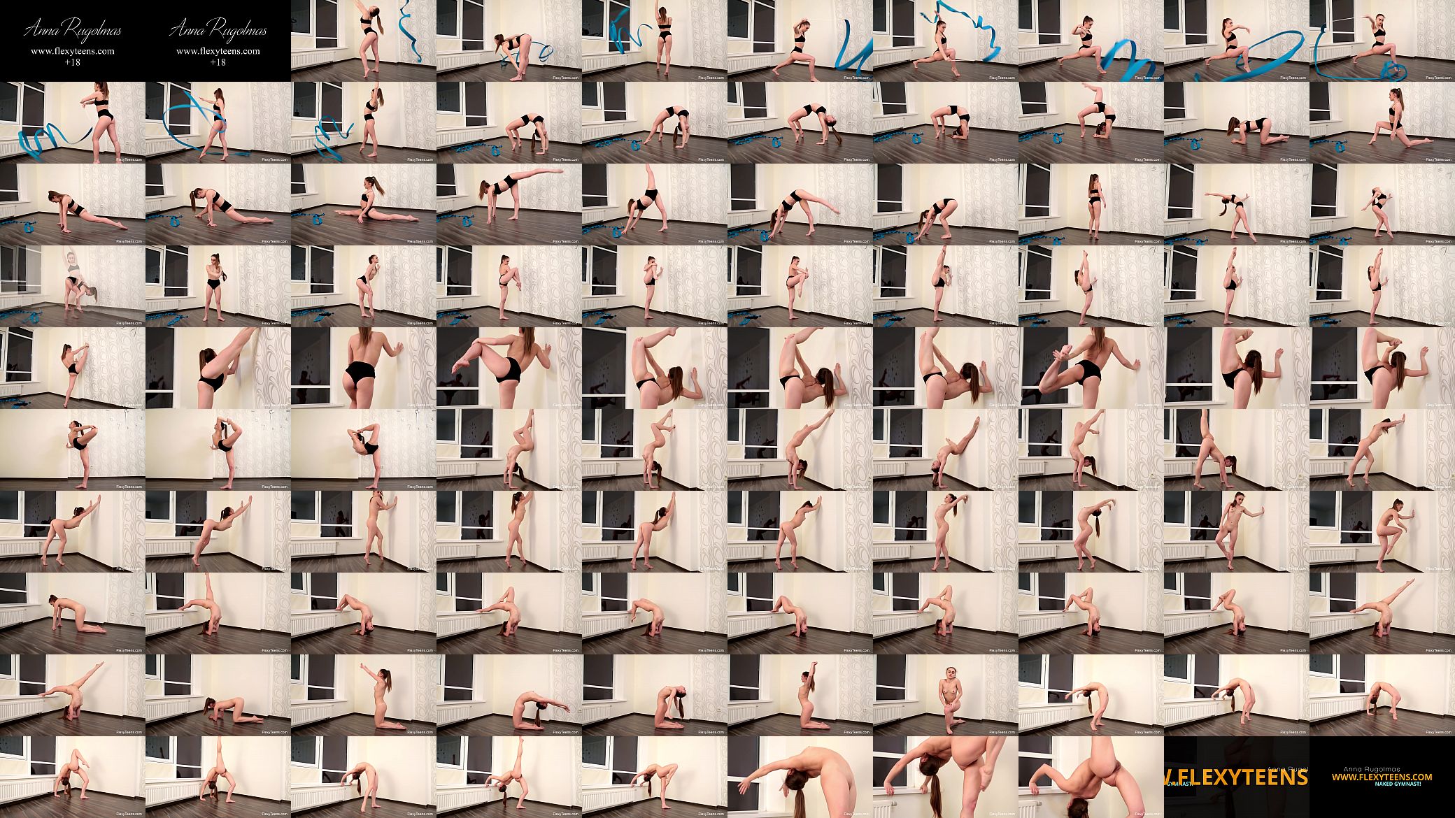 Super flexible young babe Anna Rugolmas 预览图