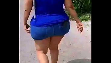 Grabando el culote de mi madura