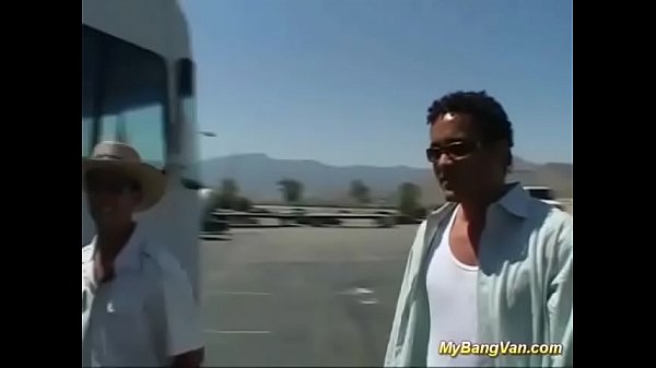 babe picked up for wild anal gangbang