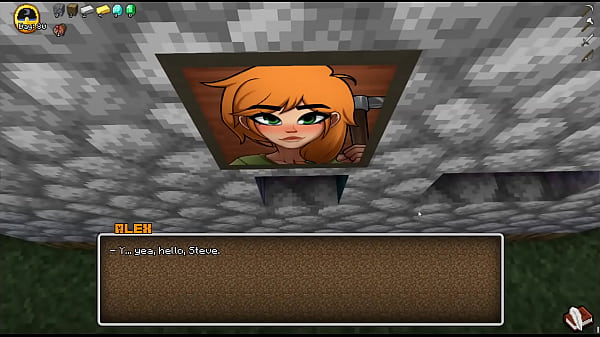 HornyCraft [ Parody Hentai game PornPlay ] Ep.16 The witch is collecting my sperm to make potion with a hot handjob