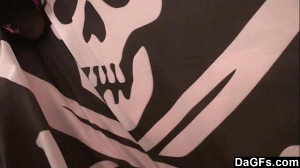 Dagfs - Hot Brunette Teen Strips Out Of Costume
