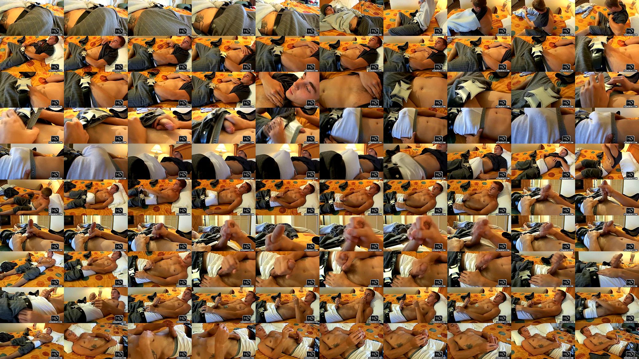 This sexy big cocked stud is jerking his cock off 预览图