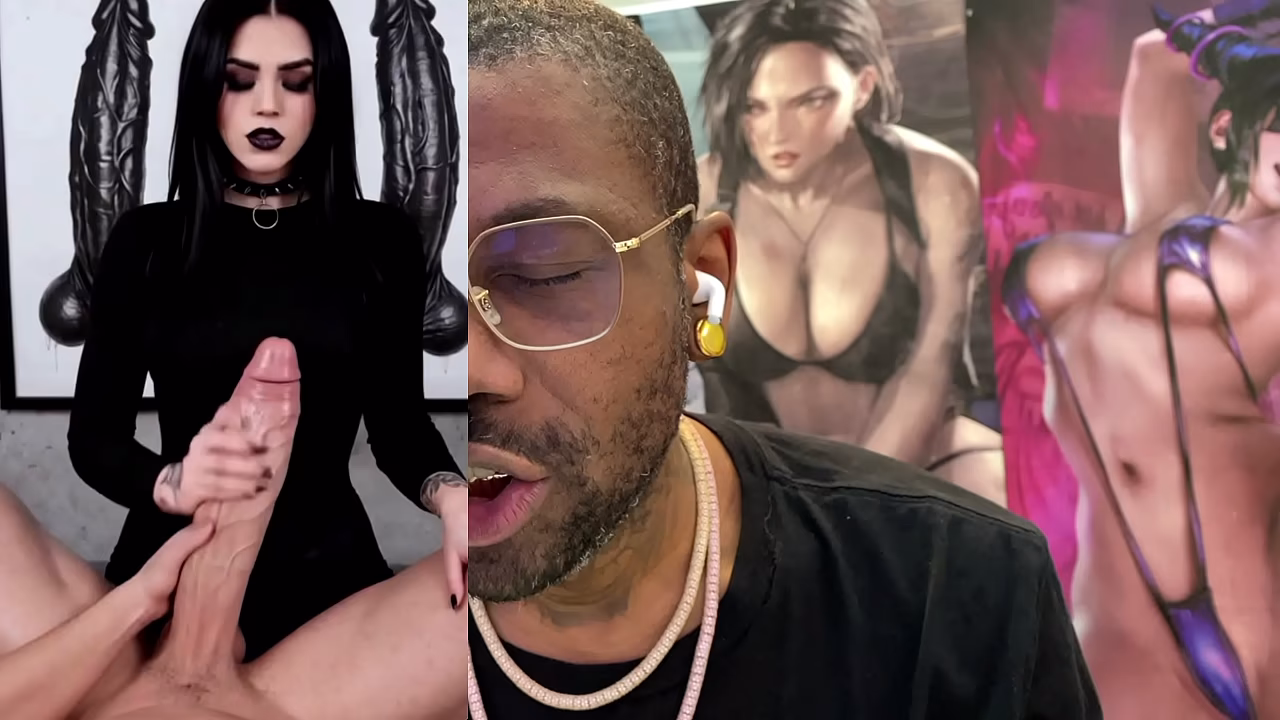 Tight Bald Pussy Lady D Riding Her Dildo, Tight Teen Goth Girl Jerking Off Gooner Cock, Petite Bald Pussy Teen Cowgirl Fuck, Cum Covered Teen Ass, AI Generated